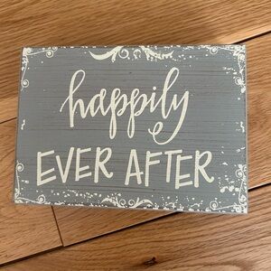 Like new happily ever after after sign